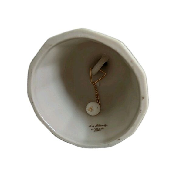 Otagiri Porcelain Ceramic Iris Rhapsody Vintage Bell Japan - Picture 5 of 5